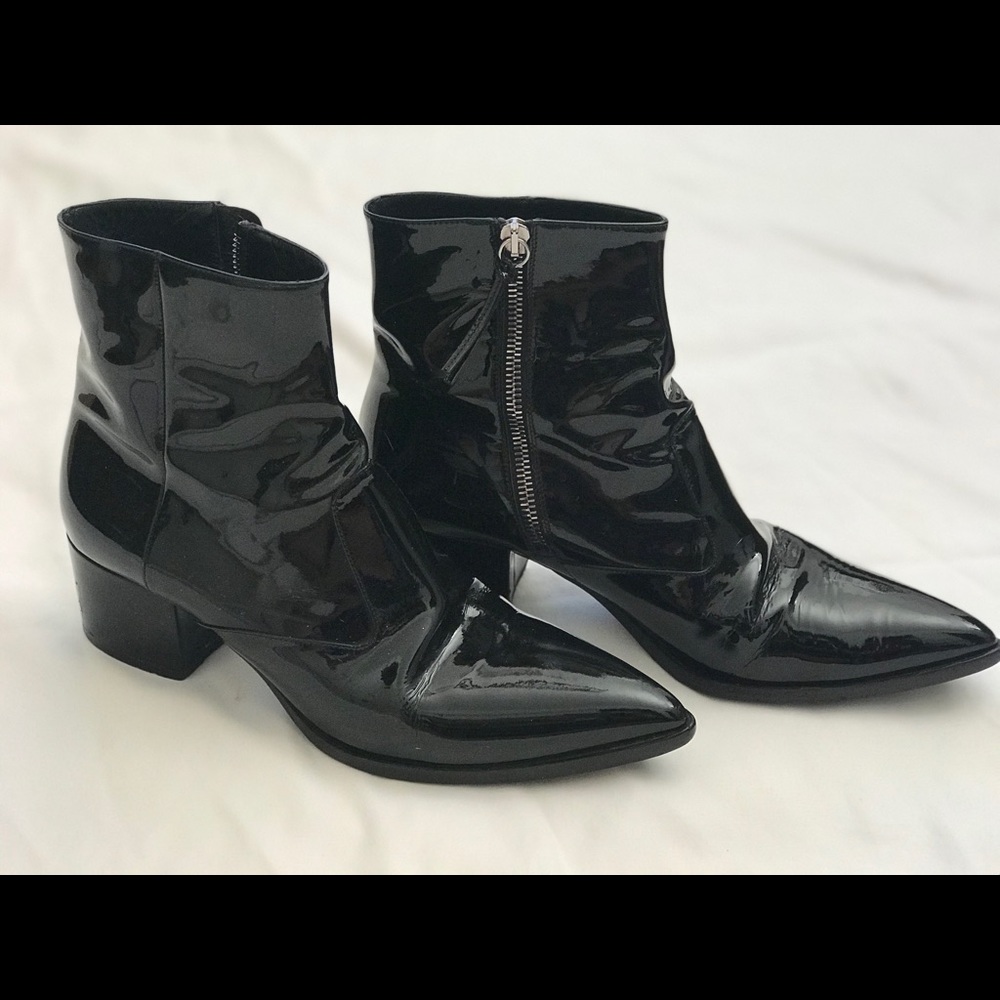 Miu Miu patent leather boots